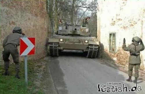 Haus gegen Panzer Haus gegen Panzer