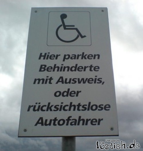 Parkhinweis Parkhinweis