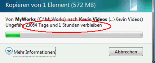 Windows - kein Zeitgefühl Windows - kein Zeitgefühl