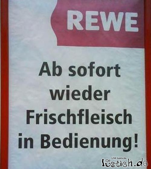 Frischfleisch in Bedienung Frischfleisch in Bedienung