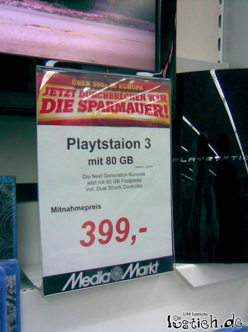 Playstation 3 bei Media Markt