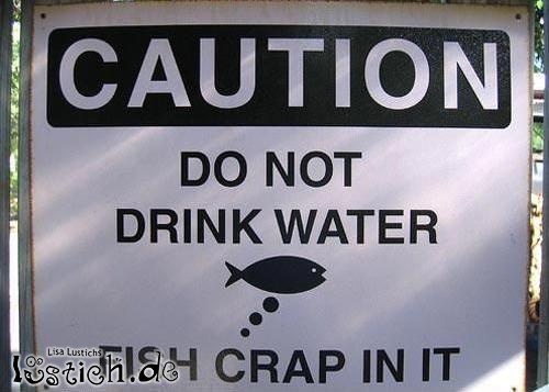 Nicht Trinken!