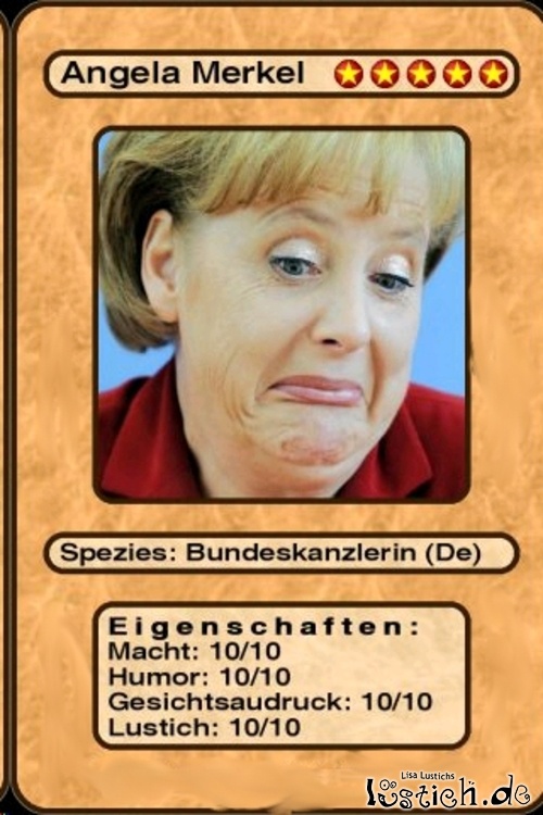 Merkel Sammelkarte