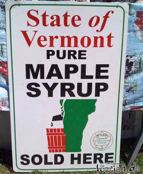 Sirup aus Vermont