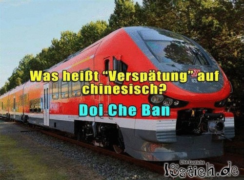 Bahn Zug Verspätung