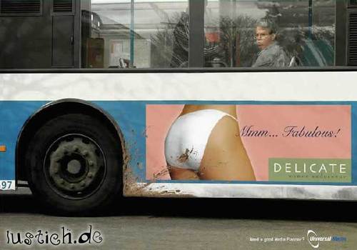 Bus-Werbung