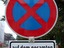 Auf dem Parkplatz herrscht Parkverbot