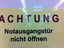 Etwas seltsamer Notausgang...
